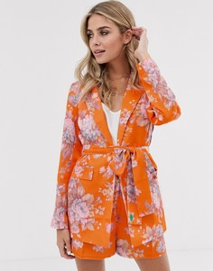 Блейзер с цветочным принтом ASOS DESIGN - Мульти