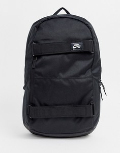 Черный рюкзак с ремешками для скейтборда Nike SB - Черный