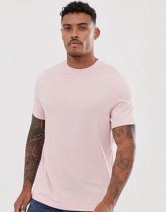Розовая футболка из органического хлопка с круглым вырезом ASOS DESIGN - Розовый