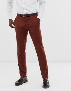 Красные строгие брюки Selected Homme - Красный