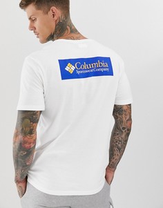 Бело-синяя футболка Columbia North Cascades - Белый