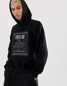 Oversize-худи черного цвета Versace Jeans - Couture - Черный