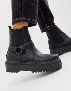Черные ботинки челси на толстой подошве ASOS DESIGN - Audio - Черный
