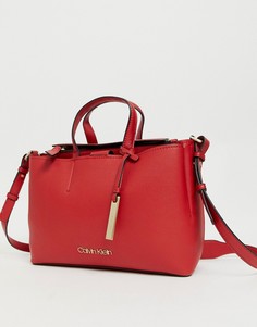 Красная сумка-тоут Calvin Klein - Красный