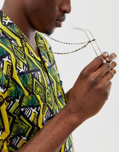 Золотистая цепочка для солнцезащитных очков в винтажном стиле ASOS DESIGN - Золотой