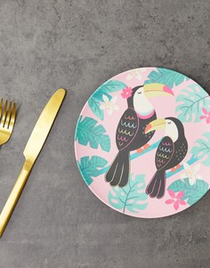 Бамбуковая тарелка Sass & Belle Tiki Toucan - Мульти