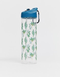 Бутылка для воды в виде кактуса Typo - 800 мл - Мульти
