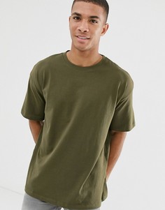 Oversize-футболка цвета хаки New Look - Зеленый