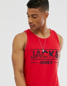 Красная майка с логотипом Jack & Jones Core - Красный