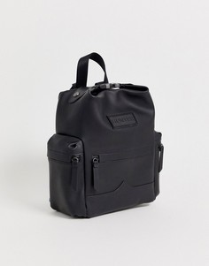 Черный кожаный рюкзак Hunter - Черный