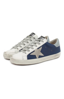 Кожаные кеды Superstar на шнуровке Golden Goose Deluxe Brand