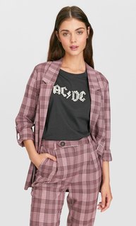 Пиджак из струящейся ткани Stradivarius