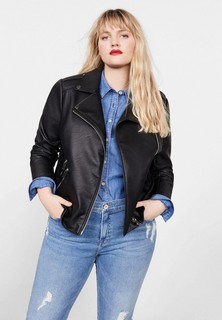 Куртка кожаная Violeta by Mango - GEMEL