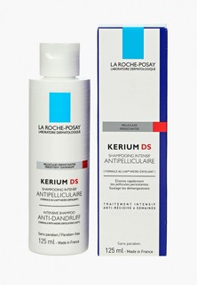 Шампунь La Roche-Posay KERIUM DS, Интенсивный против перхоти с отшелушивающим эффектом, 125 мл