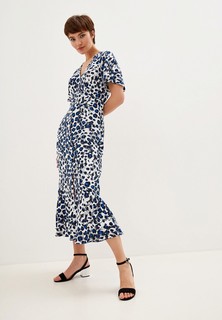 Платье Whistles BRUSHED LEOPARD BUTTON DRESS