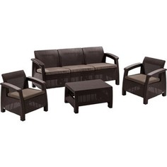 Комплект мебели Afina garden Yalta 3set AFM-1030A brown