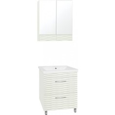 Мебель для ванной Style line Ассоль 60 техно платина