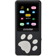 MP3 плеер Digma S4 8Gb black/grey