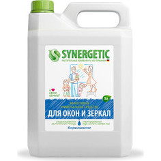 Средство Synergetic для мытья окон, зеркал 5 л