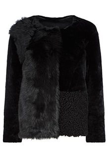 Короткая шуба из овчины Virtuale Fur Collection