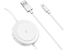 Зарядное устройство Baseus iP Cable Wireless Charger White WXCA-02