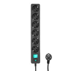 Сетевой фильтр Гарнизон 6 Sockets 1.8m EHB-6