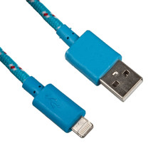 Аксессуар Liberty Project Кабель USB - Lightning Light Blue 0L-00000313