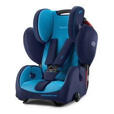 Автокресло группа 1/2/3 (9-36 кг) Recaro Young Sport Hero Xenon Blue