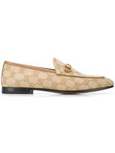 Gucci лоферы Jordaan с логотипом GG