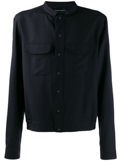 Emporio Armani куртка-рубашка свободного кроя