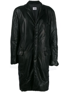 Giorgio Armani Pre-Owned пальто 1990-х с мятым эффектом