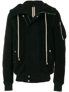 Rick Owens DRKSHDW куртка с капюшоном на молнии