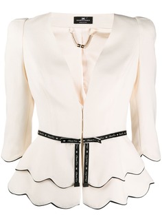 Elisabetta Franchi жакет с фестонами
