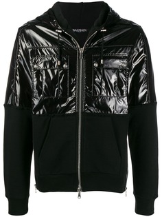 Balmain бомбер с капюшоном
