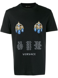 Versace футболка с графичным принтом