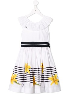 Lapin House расклешенное платье с цветочным принтом