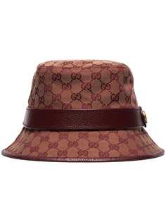 Gucci парусиновая панама с узором GG Supreme