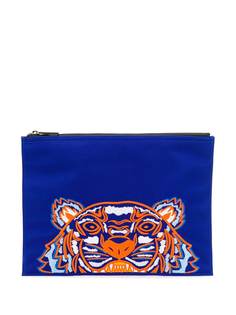 Kenzo клатч с вышивкой тигра