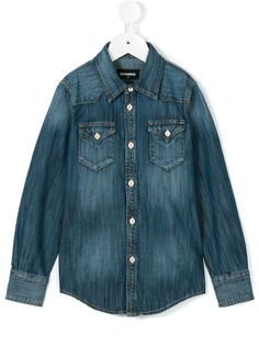 Dsquared2 Kids джинсовая рубашка