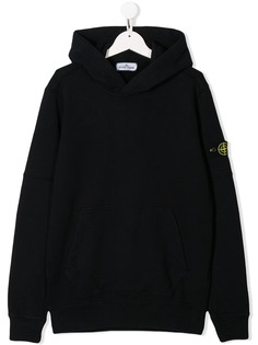 Stone Island Junior худи с нашивкой