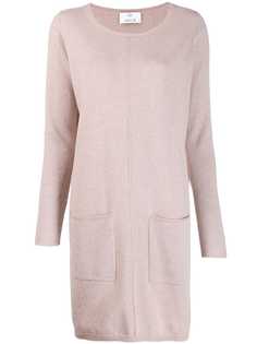 Allude кашемировое платье-джемпер