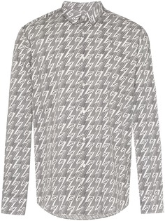 Fendi рубашка с логотипом FF
