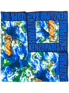 Kenzo платок с абстрактным принтом