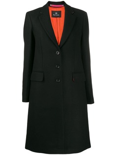 PS Paul Smith однобортное пальто