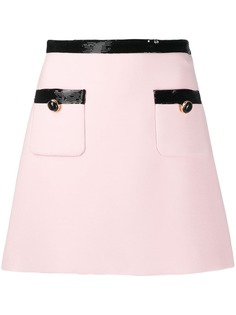 Miu Miu мини-юбка с пайетками