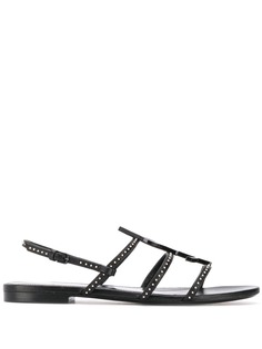 Saint Laurent сандалии Cassandra с монограммой