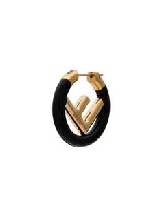 Fendi single logo earring