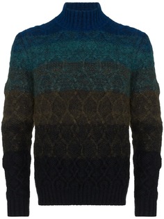 Missoni свитер с высоким воротником и эффектом градиента