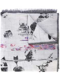 Alexander McQueen платок с узором