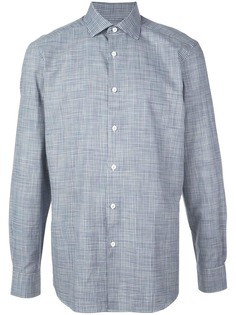Ermenegildo Zegna рубашка в мелкую клетку